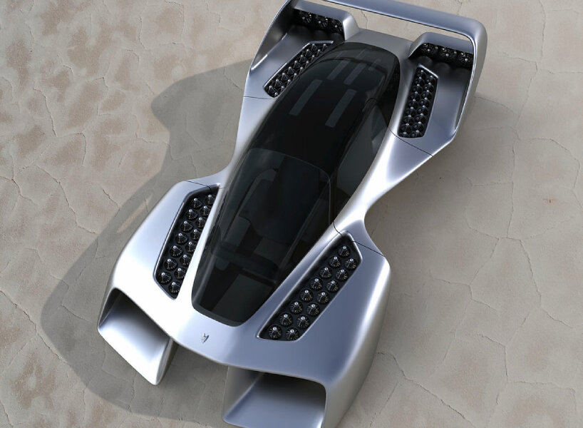 eVTOL LEO coupe is a jet turbine-propelled, 3-seater flying car