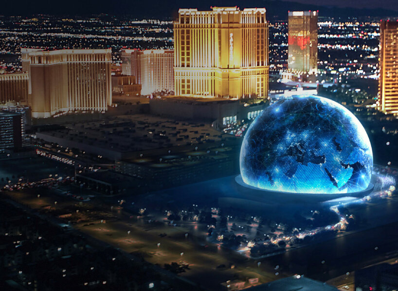the largest spherical structure on earth accommodates 20,000 people in las vegas