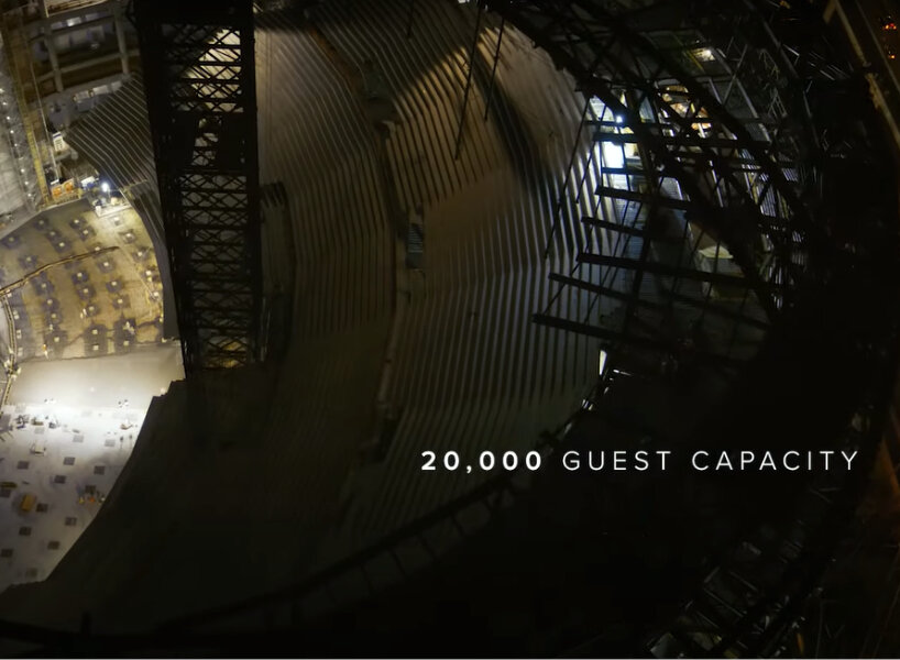 the largest spherical structure on earth accommodates 20,000 in las vegas