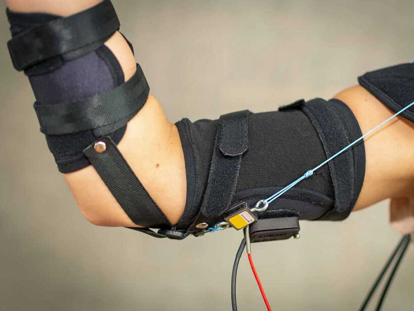 ETH zurich's myoshirt is a wearable muscle offering upper-body strength + endurance - 3