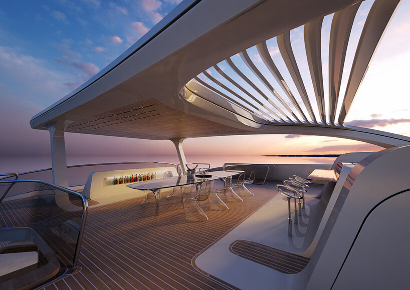zaha hadid architects designs electric 'oneiric' catamaran for italian yacht builder rossinavi - 1