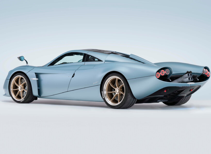 limited-edition pagani huayra codalunga reminisces racecars in the '60s