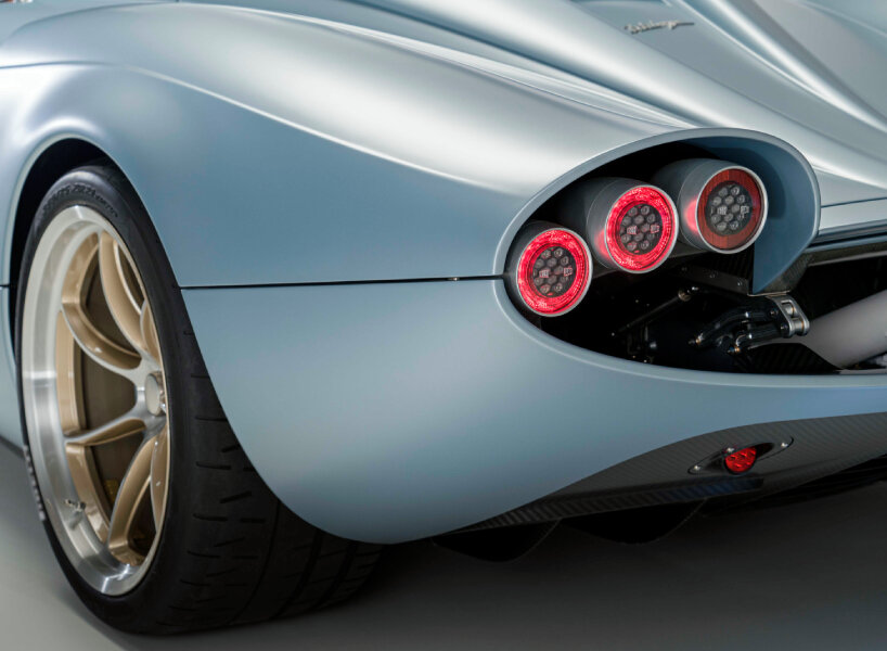 limited-edition pagani huayra codalunga reminisces racecars in the '60s