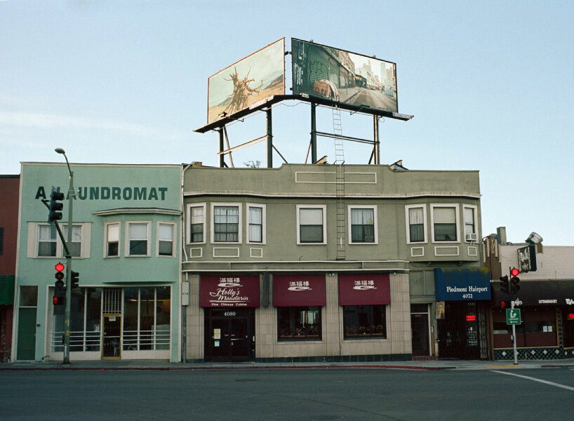 photographer puts up billboards to show drought, homelessness, and wildfires in california