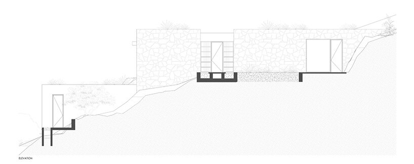 block722’s ‘hill house’ is a cluster of stone volumes among the wild landscape of crete