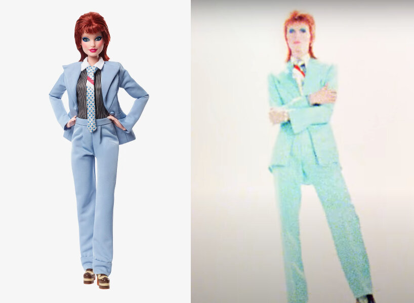 david bowie barbie doll celebrates 50th anniversary of his album, hunky dory