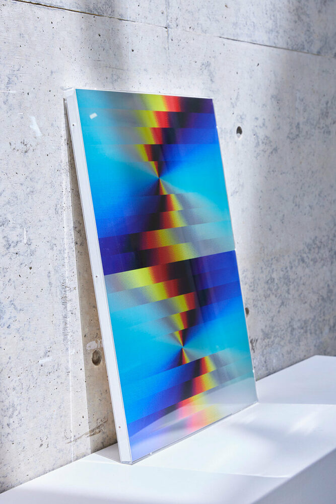felipe pantone’s manipulable works reflect on digital revolution at gallery common in tokyo