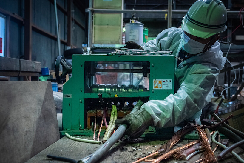 we+ explores urban mining through copper wire collection titled ‘haze’