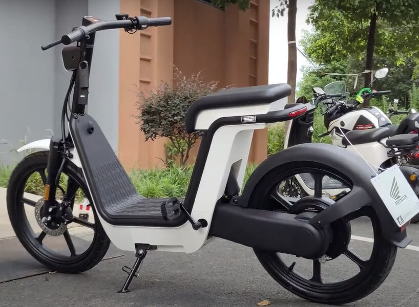 MUJI designed honda’s electric bike MS01 with 400W motor and 48V lithium battery