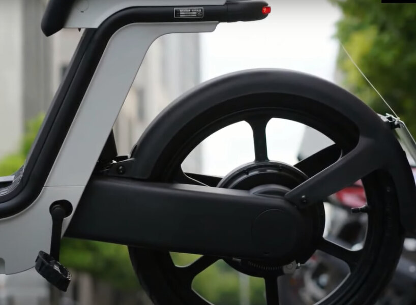 MUJI designed honda’s electric bike MS01 with 400W motor and 48V lithium battery