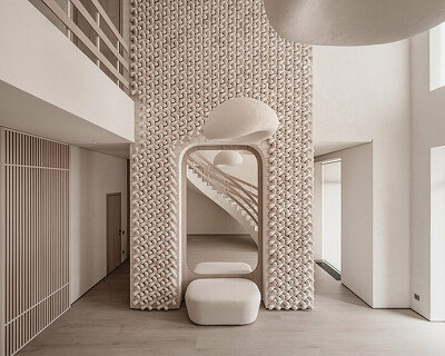 with softened forms, MAKHNO studio's mureli house evokes summertime in ukraine