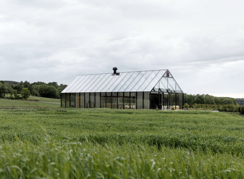 glass house, michelin-starred ‘restaurant ÄNG’ stands out as a diamond prism in greenfield