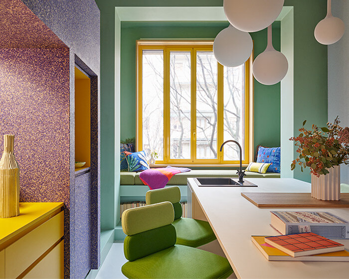 hospitality + creativity come together within vibrant smart POSThome interior in milan