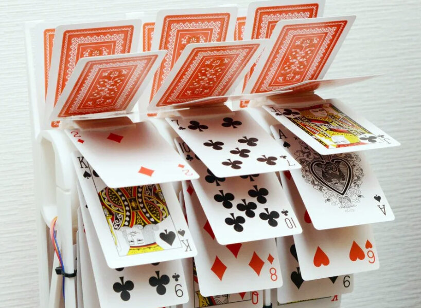 Casino Flap Card Holder