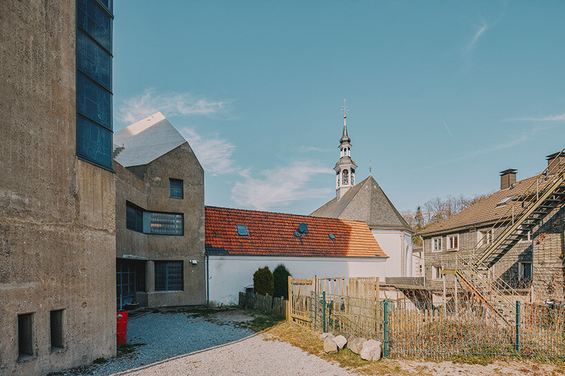 david altrath captures brutalist ‘mariendom’ church with crystal-like roof in neviges, germany