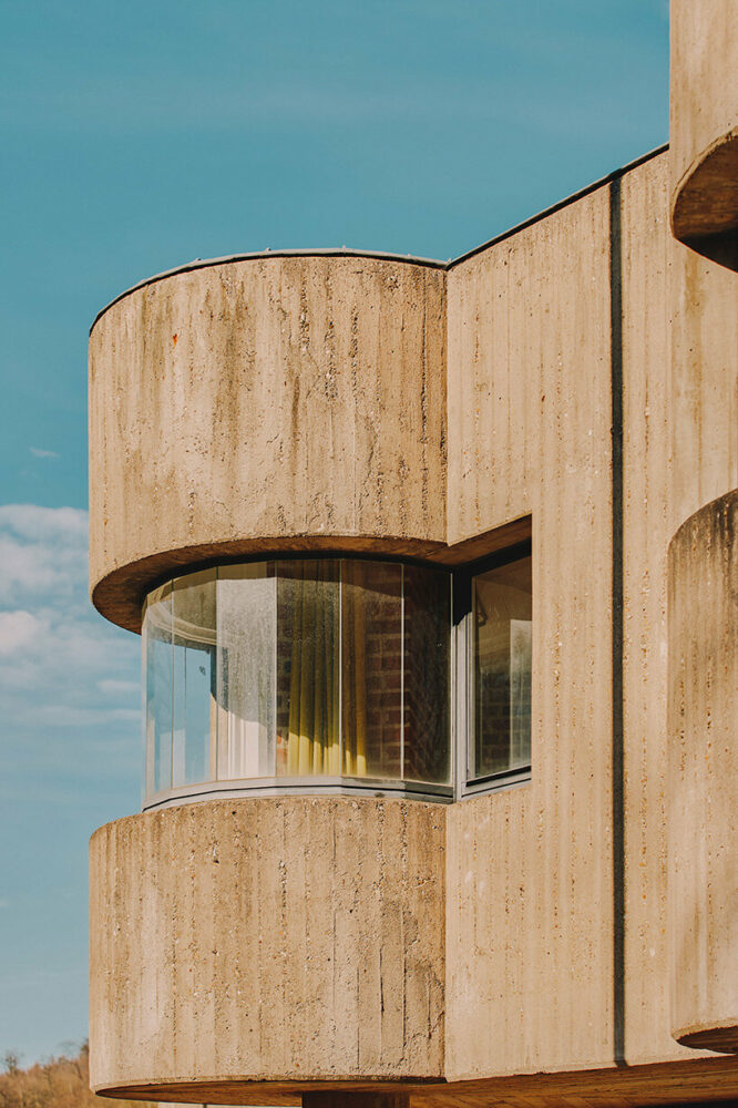 david altrath captures brutalist ‘mariendom’ church with crystal-like roof in neviges, germany