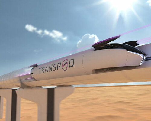 the fully electric transpod 'fluxjet' can travel at a groundbreaking speed of 1,000 km/h