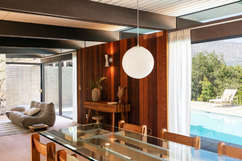 ray kappe weaves redwood, masonry, & glass into his first single-family house in california