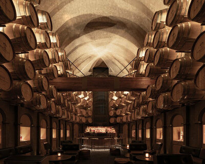 jingle design's xmacallan bar in china celebrates the beauty of raw, unadorned materiality