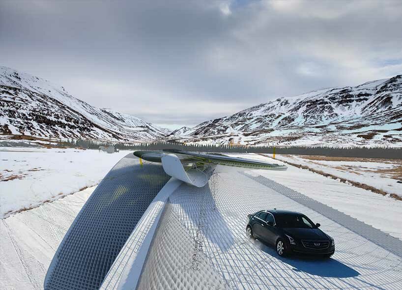 margot krasojević shapes off-road 'sand drift proving ground' in mongolia's desert