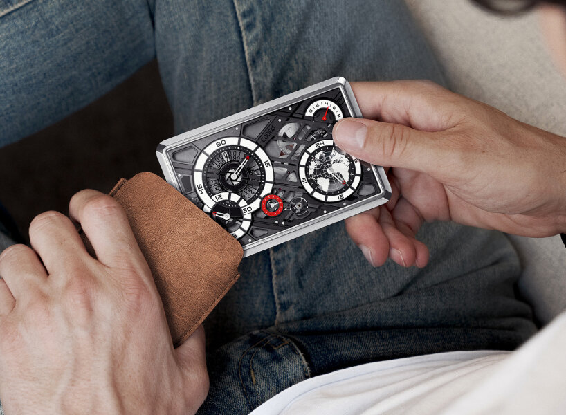 mechanical pocket watch ‘mecascape’ by CODE41