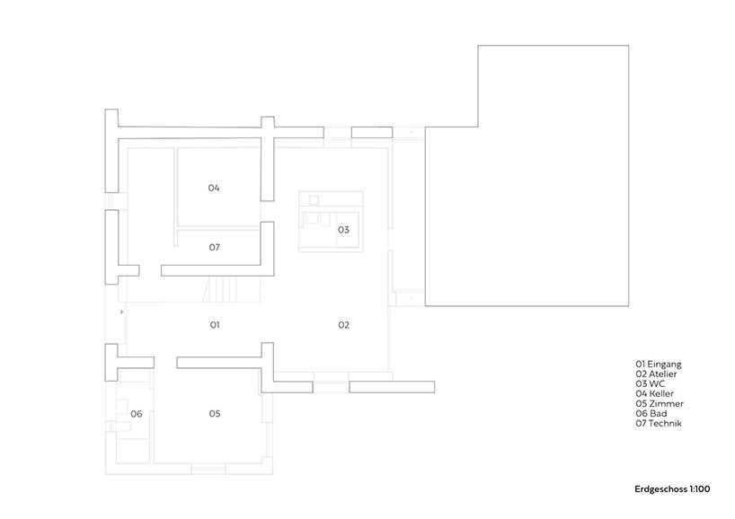 modunita architects harmonizes old and new with alpine ‘diethelm house’