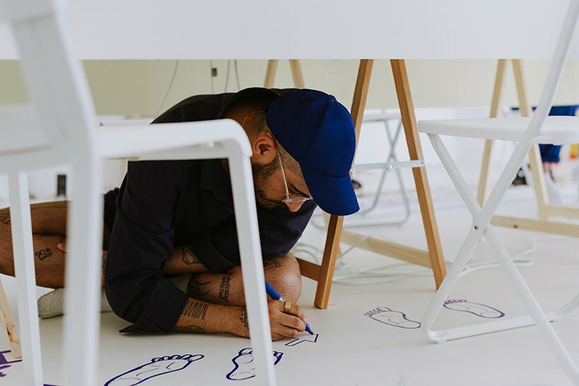 Piknik Salon created a performative drawing living space