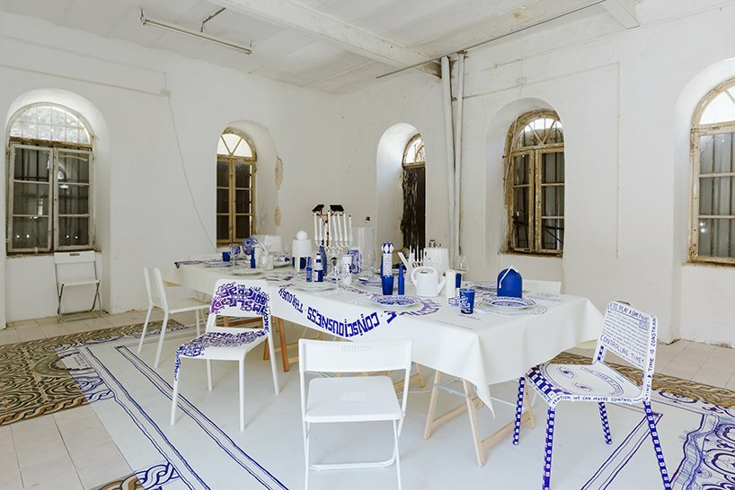 the space is transformed with by the stories and conversations