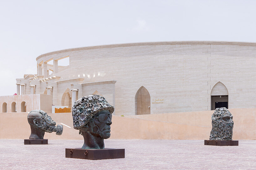 Subodh Gupta, Gandhi’s Three Monkeys, 2012 | image © Iwan Baan