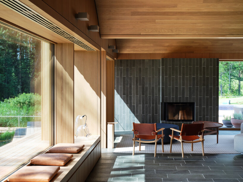 serlachius museums’ art sauna bonds concrete, stone, & wood for sauna culture in finland