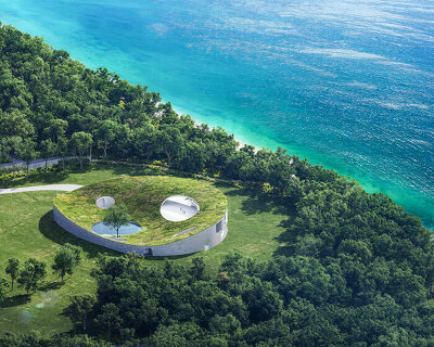 NOT A HOTEL unveils latest location on ishigaki island with fluid design by sou fujimoto