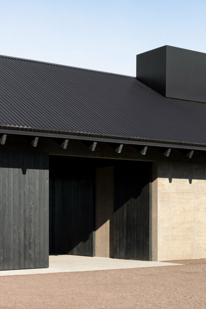 the interior spaces follow the external architectural language with the rough concrete floors, image by Piet Albert Goethals