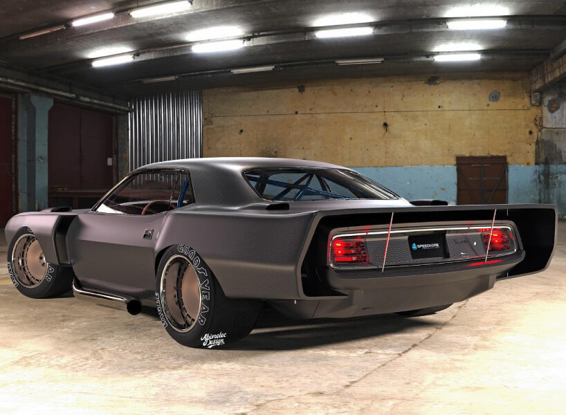 all carbon fiber concept IMSA AAGT cuda recalls glenn bunch’s 1974 dodge challenger