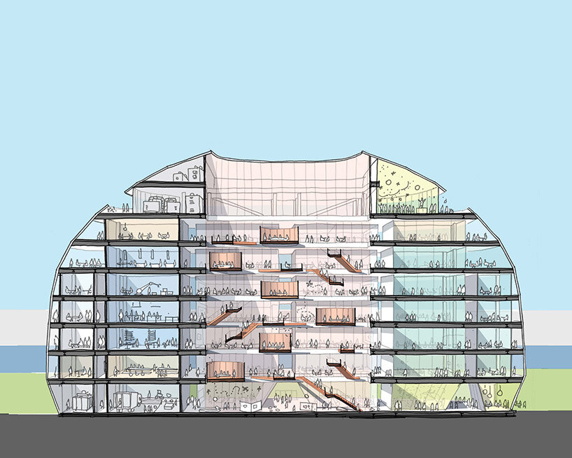 DPI Headquarters, graphic section © OMA