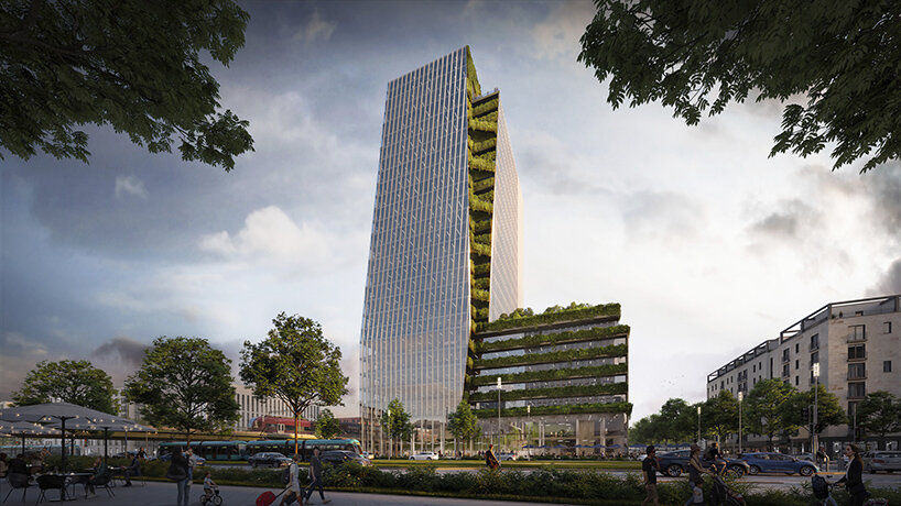 UNstudio designs one of germany's 'most sustainable' office towers