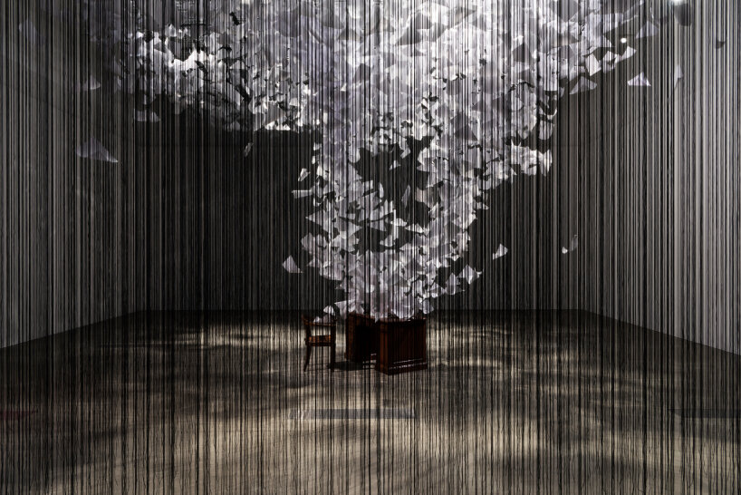 A question of perspective, 2022, © Chiharu Shiota | Photo by: Natasha Harth, QAGOMA