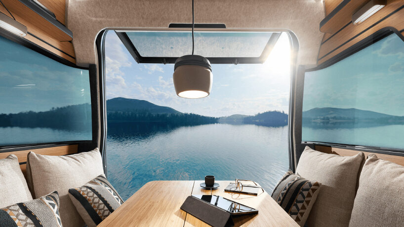 off-roader ‘hymer venture S’ is a solar-powered motorhome powered by mercedes-benz chassis
