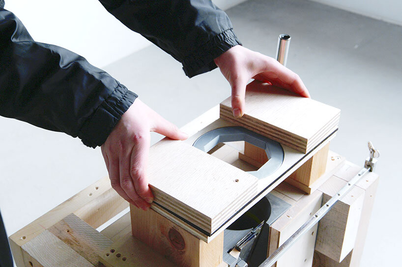 jigs to support the wood 