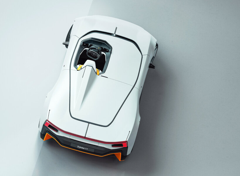 one-seater concept ‘polestar 1:1’ drives through one kilowatt for every kilogram ratio