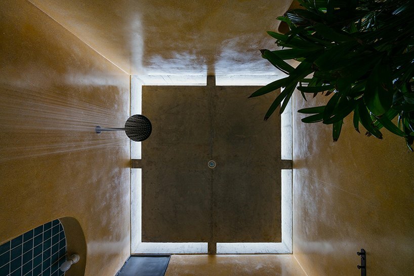 the structure allows plenty or limited light according to the weather