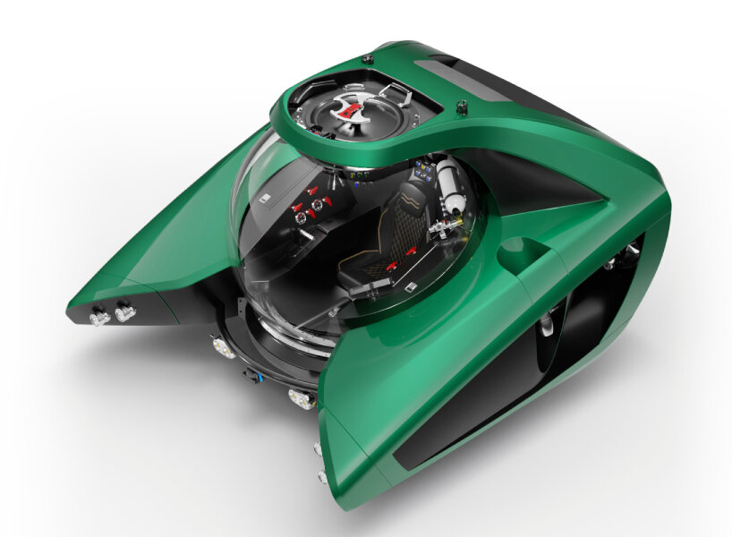 lightweight submersible ‘u-boat worx nemo’ dives up to 330 feet at 3 knots