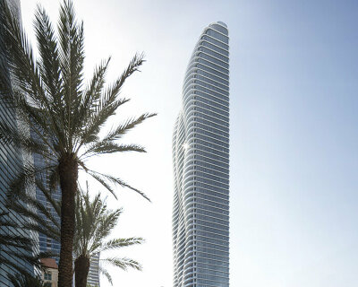 ACPV ARCHITECTS + arquitectonica designs solar-powered '1428 brickell' tower in miami