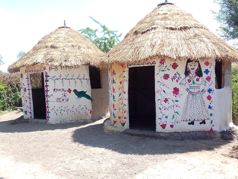 these octagonal bamboo shelters are gradually reviving flood-hit villages in pakistan