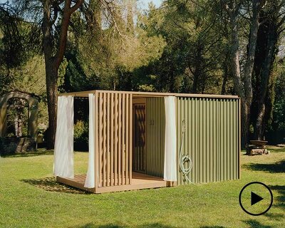 effe perfect wellness immerses its first outdoors sauna into nature
