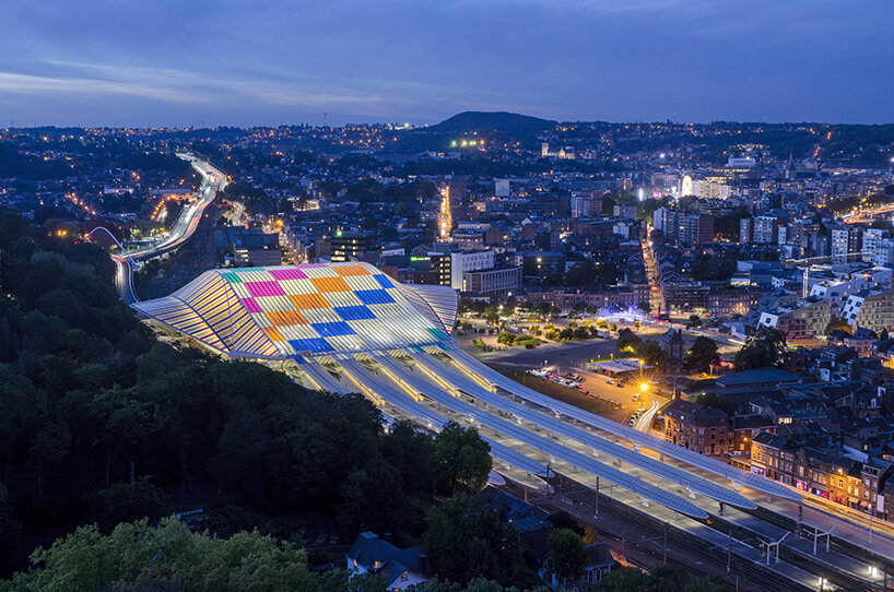 daniel buren station belgium