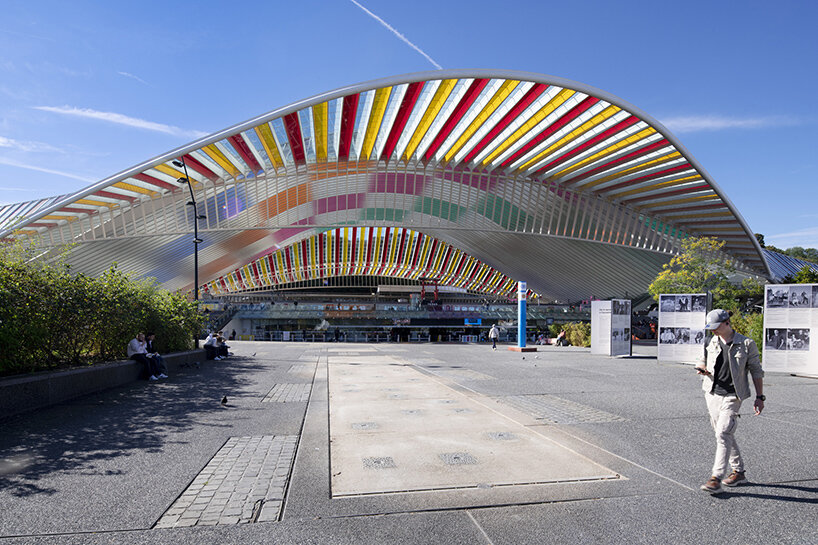 daniel buren station belgium