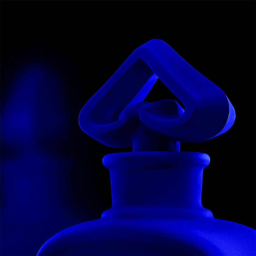 yves klein's signature blue coats iconic inverted heart guerlain fragrance for 110th anniversary