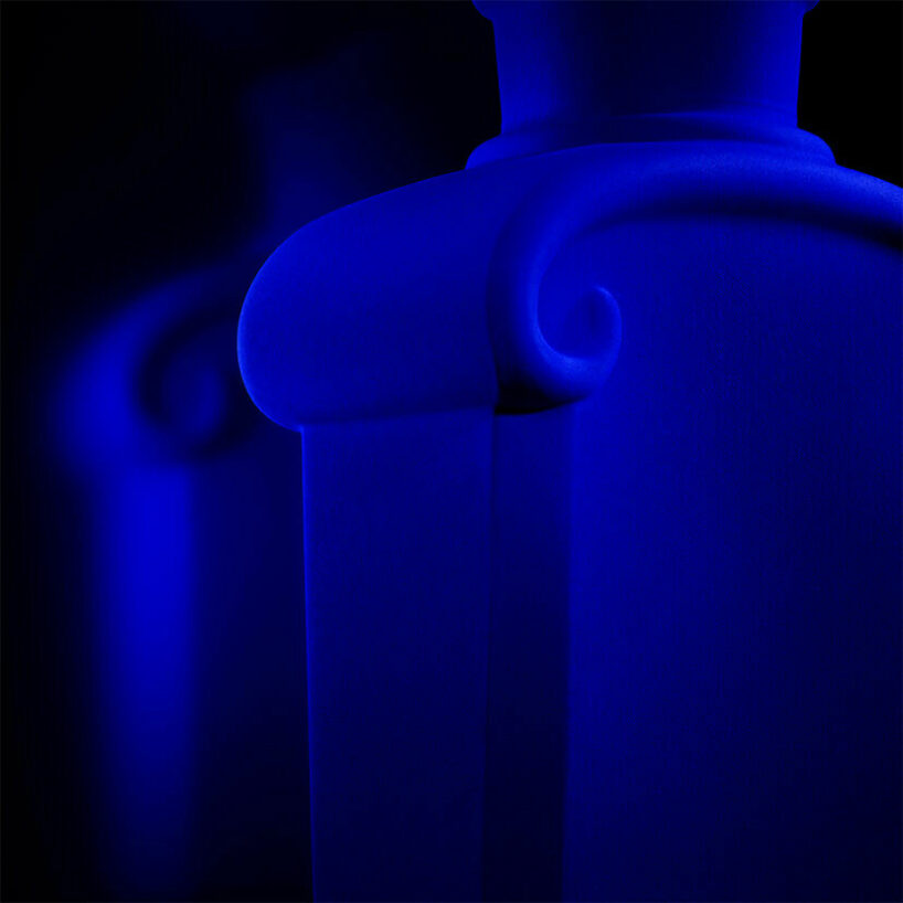 yves klein's signature blue coats iconic inverted heart guerlain fragrance for 110th anniversary