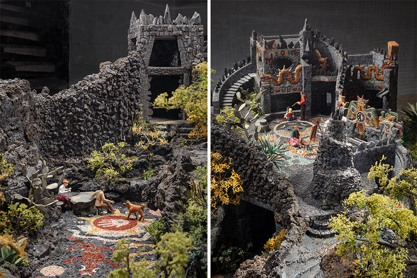 documentary model of the O’Gorman Cave-Studio House, (1948–54, partially destroyed c. 1969), 2021–22 (details)