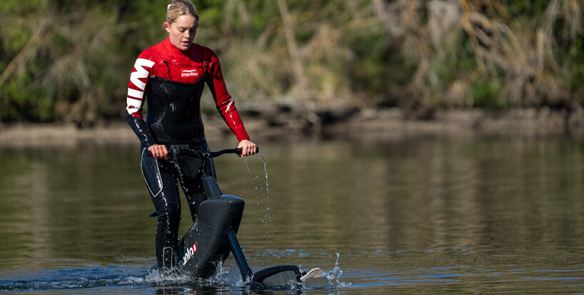manta5's second-gen hydrofoil bike launches easily thanks to its throttle-only mode - 4